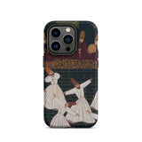 Whirling Dervishes at Konya - Ottoman School Phone Case Iphone 14 Pro / Matte Phone Case Dervishes Design Ottoman School, School Iphone