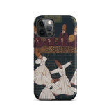 Whirling Dervishes at Konya - Ottoman School Phone Case Iphone 12 Pro / Matte Phone Case Dervishes Design Ottoman School, School Iphone