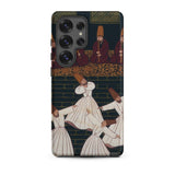 Whirling Dervishes at Konya - Ottoman School Phone Case Samsung Galaxy S25 Ultra / Matte Phone Case Intricate Illustration Sufi Dancers