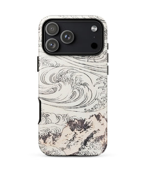 Iphone 17 Pro Max / Matte Whirlpool at Awa - Katsushika Hokusai Phone Case, Ocean Forgets