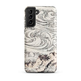 Whirlpool at Awa - Katsushika Hokusai Phone Case, Samsung Galaxy S21 Plus / Matte, Mobile Cases, Toby Leon
