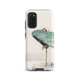 White-naped Crane - Numata Kashu Phone Case, Samsung Galaxy S20 / Matte, Mobile Cases, Toby Leon