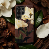 White Peony - Ogawa Kazumasa Floral Phone Case, Mobile Cases, Toby Leon