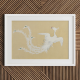 White Phoenix - Kamisaka Sekka Momoyogusa Art Print / Canvas, 30x20’’ / 76x51cm / Frame / Matboard, Posters Prints & Visual Artwork, Toby