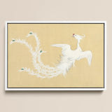 White Phoenix - Kamisaka Sekka Momoyogusa Art Print / Canvas, 18x12’’ / 46x31cm / Frame, Posters Prints & Visual Artwork, Toby Leon
