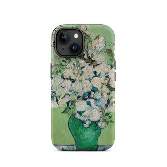 White Roses - Vincent Van Gogh Phone Case, Iphone 15 / Matte, Mobile Cases, Toby Leon