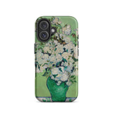 White Roses - Vincent Van Gogh Phone Case, Iphone 16 / Matte, Mobile Cases, Toby Leon