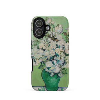 White Roses - Vincent Van Gogh Phone Case, Iphone 17 / Matte, Mobile Cases, Toby Leon