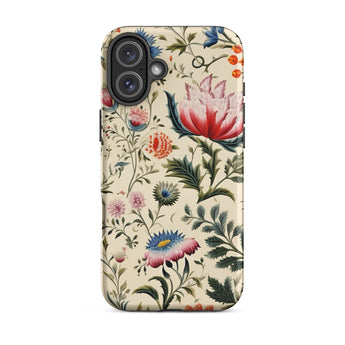 Wildflower Hoopla - Custodia per iPhone Floral Garden, 16 Plus / Opaca, Custodie per telefoni cellulari, Toby Leon