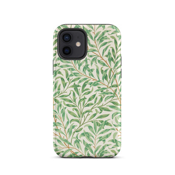 Willow Bough - Funda para iPhone con patrón de hojas de William Morris, 12 / Mate, Fundas para móvil, Toby Leon