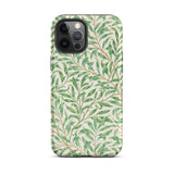 Willow Bough - Funda para iPhone con patrón de hojas de William Morris, 12 Pro Max / Mate, Fundas para móvil, Toby Leon