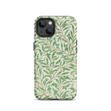 Willow Bough - Funda para iPhone con patrón de hojas de William Morris, 13 / Mate, Fundas para móvil, Toby Leon