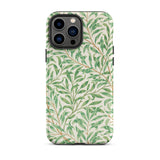 Willow Bough - Funda para iPhone con patrón de hojas de William Morris, 13 Pro Max / Mate, Fundas para móvil, Toby Leon