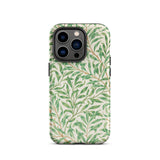 Willow Bough - Funda para iPhone con patrón de hojas de William Morris, 14 Pro / Mate, Fundas para móvil, Toby Leon