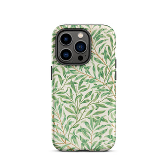 Willow Bough - Funda para iPhone con patrón de hojas de William Morris, 14 Pro / Mate, Fundas para móvil, Toby Leon