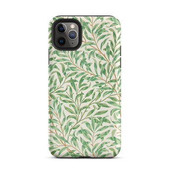 Willow Bough - William Morris Leaf Pattern Phone Case Iphone 11 Pro Max / Matte Floral Patterned Phone Case William Morris Leaf, Willow