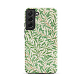 Willow Bough - William Morris Leaf Pattern Phone Case, Samsung Galaxy S22 Plus / Matte, Mobile Cases, Toby Leon