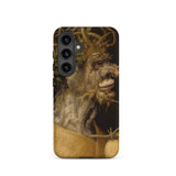 Winter - Giuseppe Arcimboldo Phone Case Samsung Galaxy S24 / Matte Phone Case Detailed Earthy-toned Painting Rustic Root-covered Face