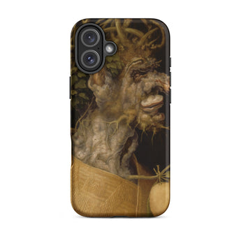 Winter - Giuseppe Arcimboldo Phone Case Iphone 16 Plus / Matte Phone Case Grotesque Root Vegetable Portrait Giuseppe Arcimboldo Iphone,