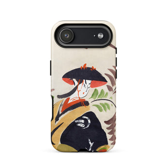 Wisteria Maiden - Kabuki Dancer Phone Case Iphone 17 Air / Matte 12 Japanese-inspired Artwork Woman Traditional Attire, Fleeting Moment