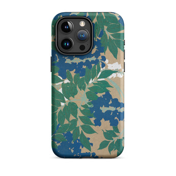 Wisteria from Momoyogusa - Kamisaka Sekka Phone Case Iphone 15 Pro Max / Matte Floral Patterned, Meiji-era Brilliance, Sekka’s Mobile Cases