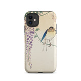 Glicinia y golondrina - Funda para iPhone de Ohara Koson, 11 / Mate, Fundas para móvil, Toby Leon