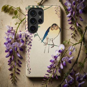 Wisteria and Swallow - Ohara Koson Phone Case, Mobile Cases, Toby Leon