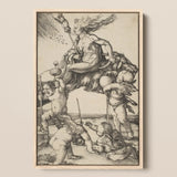 The Witch - Albrecht Durer Art Print / Canvas, 12x18’’ / 31x46cm / Natural Frame, Posters Prints & Visual Artwork, Toby Leon