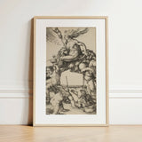 The Witch - Albrecht Durer Art Print / Canvas, 12x18’’ / 31x46cm / Natural Frame / Matboard, Posters Prints & Visual Artwork, Toby Leon