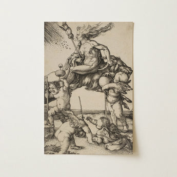 The Witch - Albrecht Durer Art Print / Canvas, 12x18’’ / 31x46cm / Unframed / no Border, Posters Prints & Visual Artwork, Toby Leon