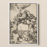 The Witch - Albrecht Durer Art Print / Canvas, Albrecht Durer Art, Durer Art Print, Crone Vaults