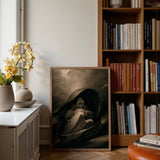 Witch Surfing on a Sieve - Charles Turner Art Print / Canvas, Posters Prints & Visual Artwork, Toby Leon
