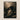 A Witch Surfing on a Sieve - Charles Turner Framed Canvas, 12x16’’ / 31x41cm / Black Floating Frame, Solemn Cloaked Figure Seated