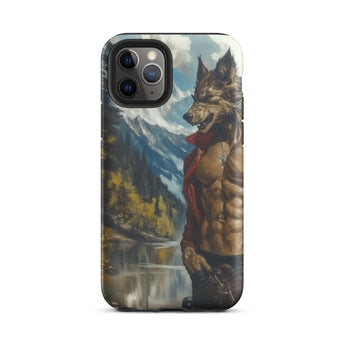 Wolfgang - Gay Wolf Art Iphone Case 11 Pro / Matte Wolf-man Phone Case Iphone Case, Wolf Art