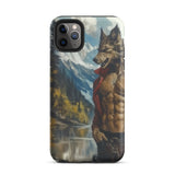 Wolfgang - Gay Wolf Art Iphone Case 11 Pro Max / Matte Phone Case Wolf-man Design Iphone Case, Wolf Art