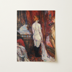 Woman Before a Mirror - Henri De Toulouse-lautrec Art Print / Canvas, 12x16’’ / 31x41cm / Unframed / no Border, Posters Prints & Visual