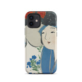 Woman from Momoyogusa - Custodia per iPhone di Kamisaka Sekka, 12 / Opaca, Custodie per telefoni, Toby Leon