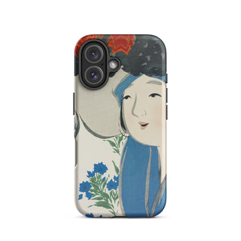 Woman from Momoyogusa - Custodia per iPhone di Kamisaka Sekka, 16 / Opaca, Custodie per telefoni, Toby Leon