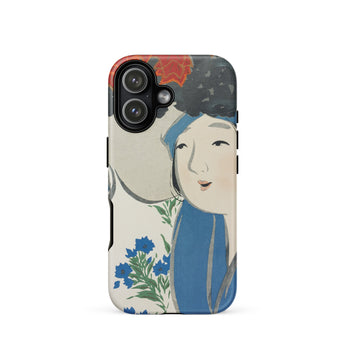 Woman from Momoyogusa - Custodia per iPhone di Kamisaka Sekka, 17 / Opaca, Custodie per telefoni, Toby Leon