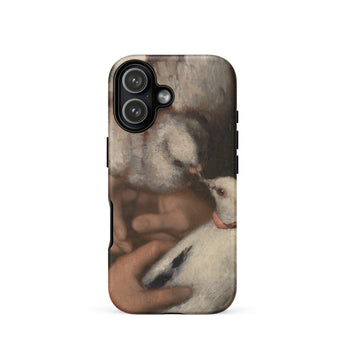 Woman with Pigeons - Gustave Courbet Phone Case, Iphone 17 / Matte, Mobile Cases, Toby Leon
