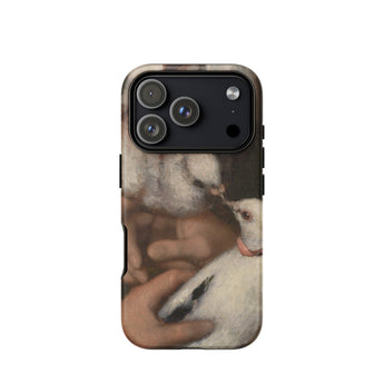 Woman with Pigeons - Gustave Courbet Phone Case, Iphone 17 Pro / Matte, Mobile Cases, Toby Leon