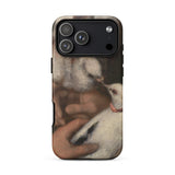 Woman with Pigeons - Gustave Courbet Phone Case, Iphone 17 Pro Max / Matte, Mobile Cases, Toby Leon