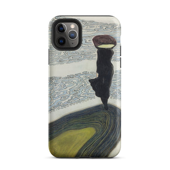 Frau an der Uferlinie - Leon Spilliaert Iphone Case, 11 Pro Max / Matt, Handyhüllen, Toby