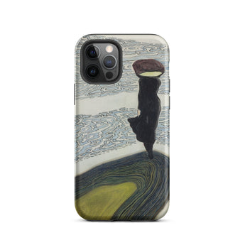 Frau an der Uferlinie - Leon Spilliaert Iphone Case, 12 Pro / Matt, Handyhüllen, Toby