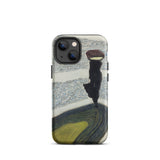 Frau an der Uferlinie - Leon Spilliaert Iphone Case, 13 Mini / Matt, Handyhüllen, Toby