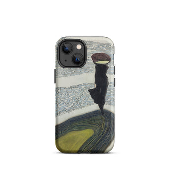 Frau an der Uferlinie - Leon Spilliaert Iphone Case, 13 Mini / Matt, Handyhüllen, Toby