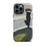 Frau an der Uferlinie - Leon Spilliaert Iphone Case, 13 Pro Max / Matt, Handyhüllen, Toby