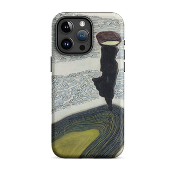 Frau an der Uferlinie - Leon Spilliaert Iphone Case, 15 Pro Max / Matt, Handyhüllen, Toby
