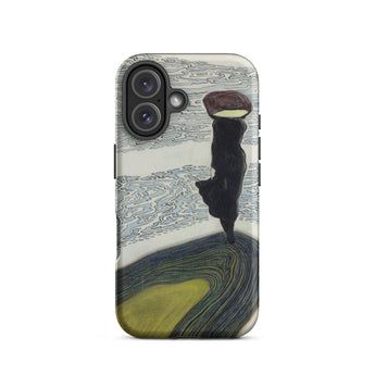 Frau an der Uferlinie - Leon Spilliaert Iphone Case, 16 / Matt, Handyhüllen, Toby