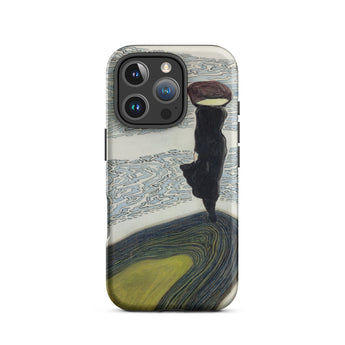Frau an der Uferlinie - Leon Spilliaert Iphone Case, 16 Pro / Matt, Handyhüllen, Toby